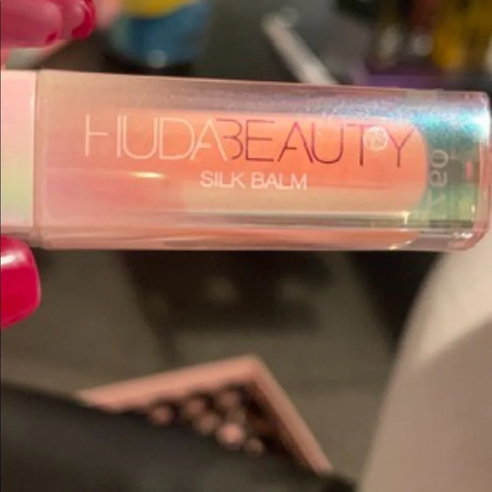 Huda Beauty Silk Balm Hydra-Plumping Lip Balm in the shade ‘Blush’